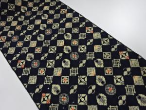 アンティーク　ウール　着尺反物